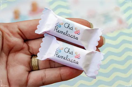 Balinha Personalizada Chá Revelação