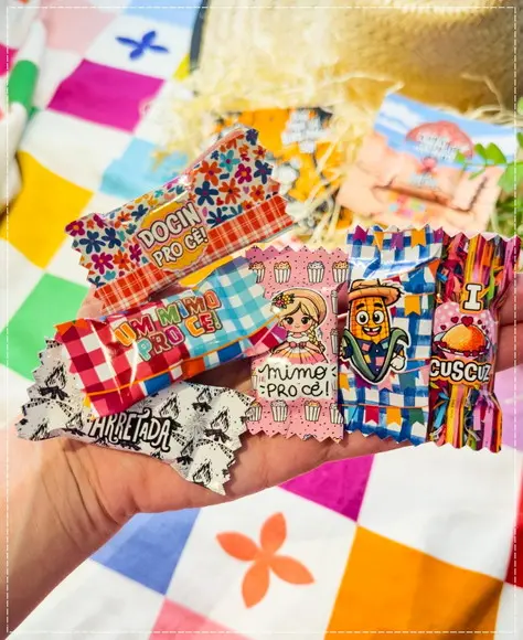 Balinha Personalizada Festa Junina