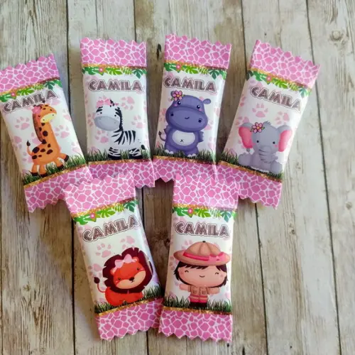 Balinha Personalizada Safari Menina