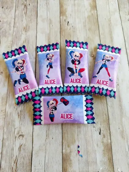 Balinhas Personalizadas Arlequina