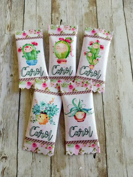 Balinhas Personalizadas Cactos
