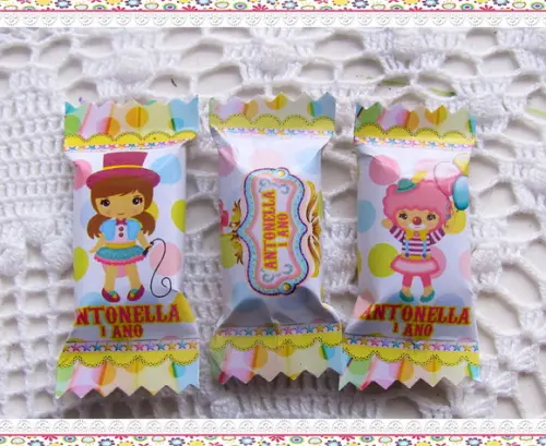 Balinhas Personalizadas Circo Menina