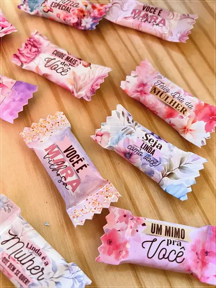Balinhas Personalizadas Dia da Mulher