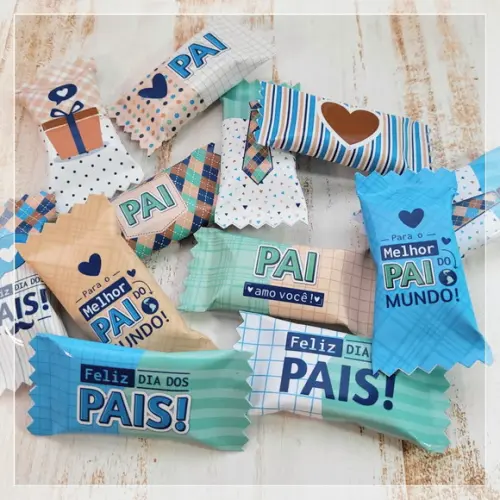 Balinhas Personalizadas Dia dos Pais