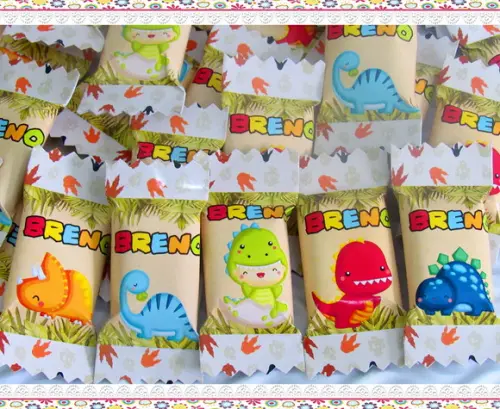 Balinhas Personalizadas Dinossauro Baby