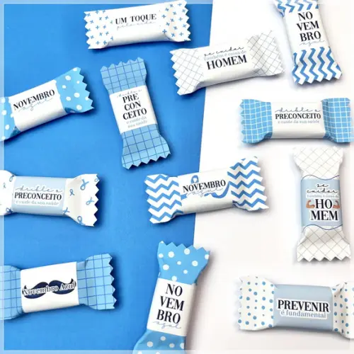 Balinhas Personalizadas Novembro Azul
