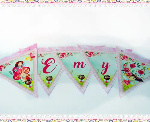 Bandeirolas Personalizadas Fadinha