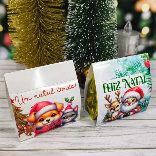 Caixinha com Bombom Sonho de Valsa Natal