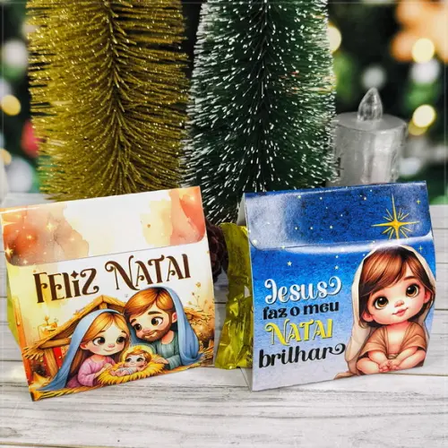 Caixinha com Bombom Sonho de Valsa Natal