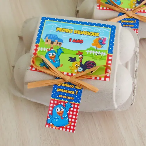 Caixinha de Ovos Galinha Pintadinha