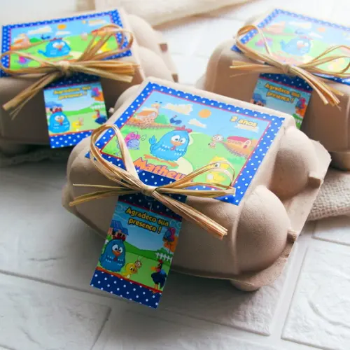 Caixinha de Ovos Galinha Pintadinha