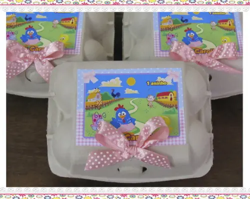 Caixinha de Ovos Galinha Pintadinha Candy