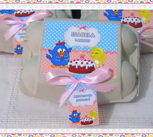 Caixinha de Ovos Galinha Pintadinha Candy Color