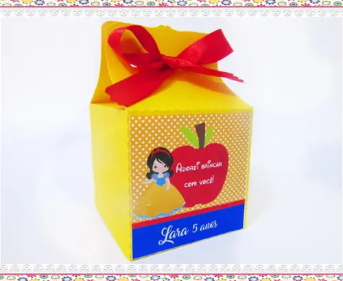 Caixinha Modelo Suspiro Branca de Neve