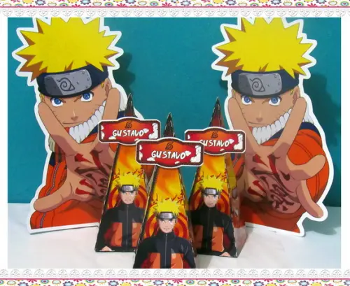 Caixinha Pirâmide Naruto