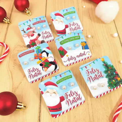 Card com Brinco Lembrancinha Natal