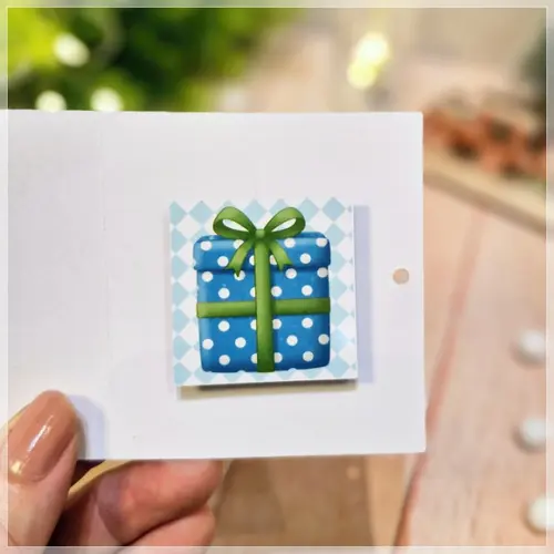 Card com Chocolate La Creme Natal