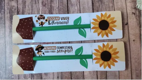 Card com Lápis Personalizado Setembro Amarelo