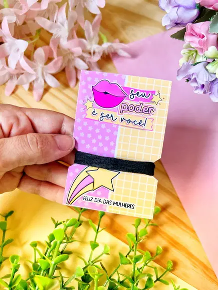 Card com Xuxinha Personalizada Dia da Mulher