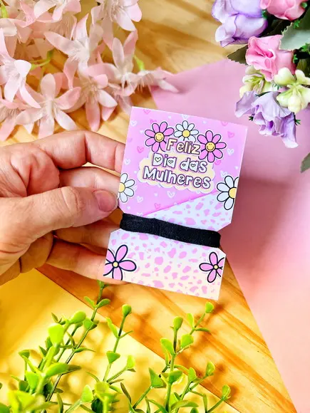 Card com Xuxinha Personalizada Dia da Mulher
