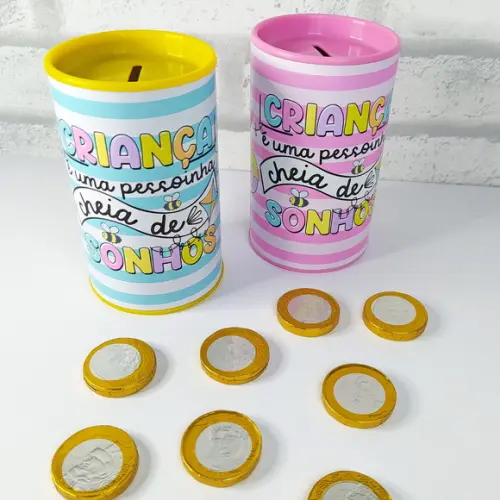Cofrinho Personalizado Dia das Crianças