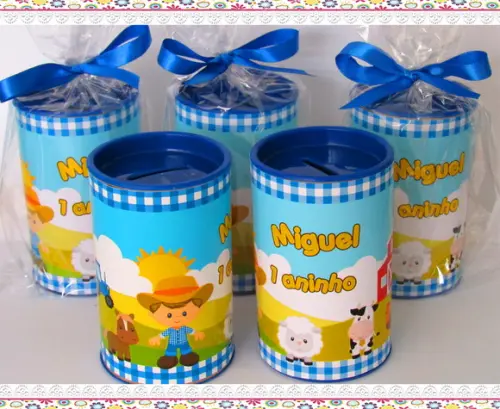 Cofrinho Personalizado Fazendinha