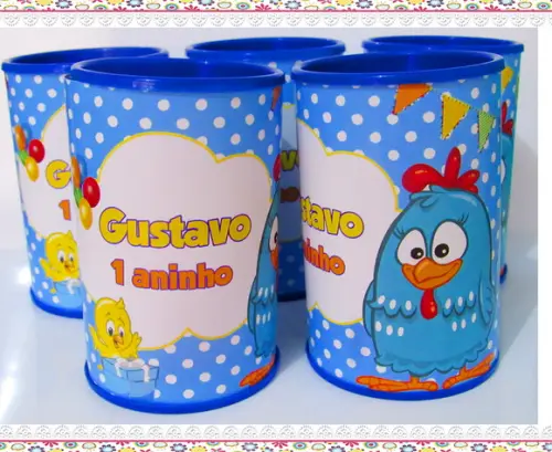 Cofrinho Personalizado Galinha Pintadinha