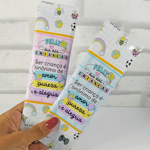 Envelope com Bala Fini Brinde Dia das Crianças
