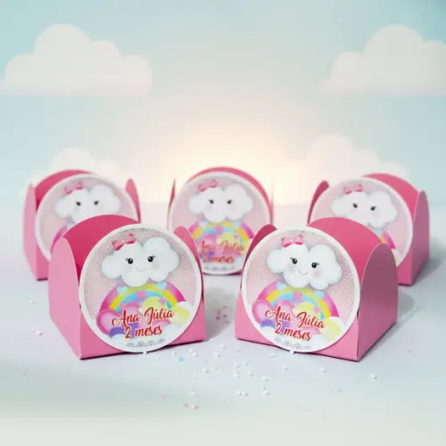 Forminha Chá de Bebê Chuva de Amor