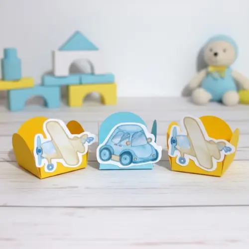 Forminha Chá de Bebê Meios de Transporte