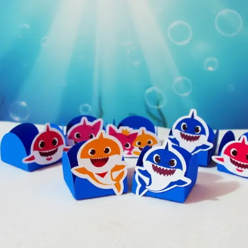 Forminha para Docinhos Baby Shark