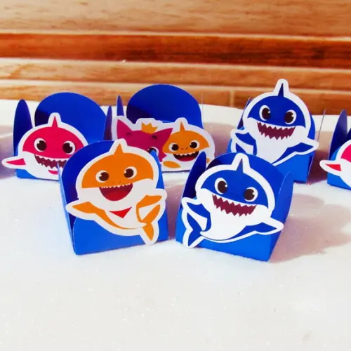 Forminha para Docinhos Baby Shark