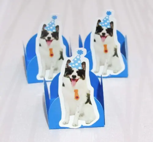 Forminha para Docinhos Carinha de Festa Pet