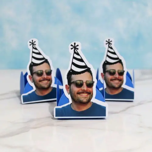 Forminha para Docinhos com Foto Carinha de Festa