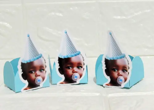 Forminha para Docinhos com Foto do Seu Bebê