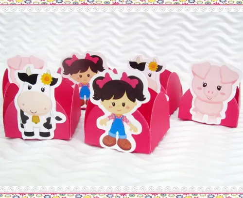 Forminha para Docinhos Fazendinha Menina