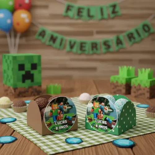 Forminha para Docinhos Minecraft