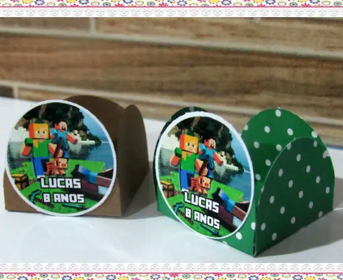 Forminha para Docinhos Minecraft