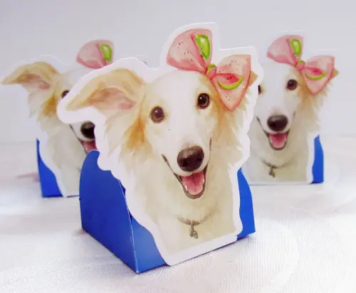 Forminha para Docinhos Personalizada Cachorrinho