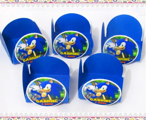 Forminha para Docinhos Personalizada Sonic