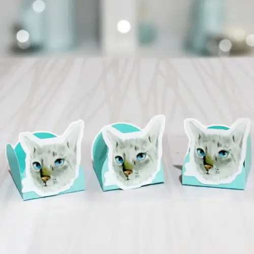 Forminha para Docinhos Personalizada Gatinho