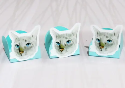 Forminha para Docinhos Personalizada Gatinho