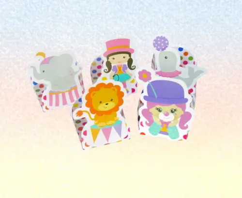 Forminhas para Docinhos Circo Menina