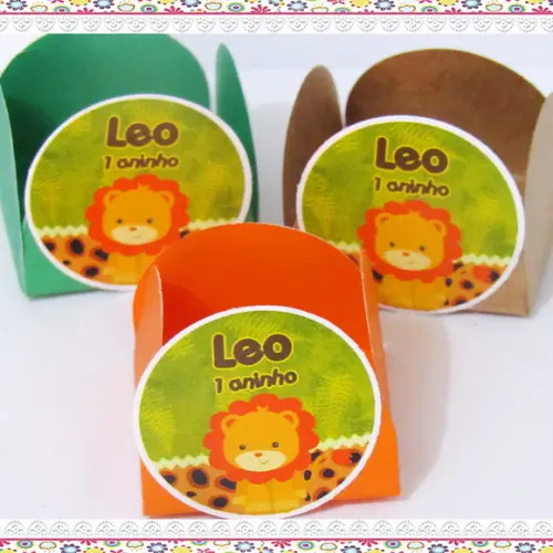 Forminhas para Docinhos Leãozinho Safari