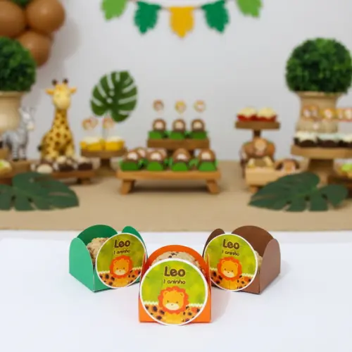 Forminhas para Docinhos Leãozinho Safari