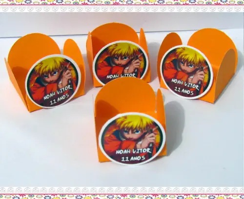 Forminhas para Docinhos Naruto