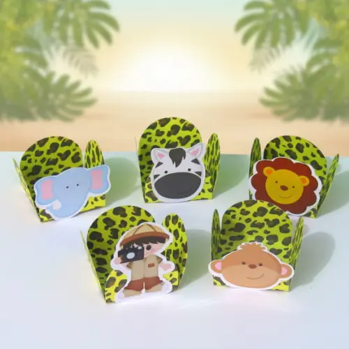 Forminhas para Docinhos Safari - Oncinha