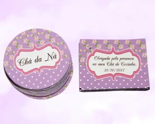 Kit Adesivo e Tag Floral