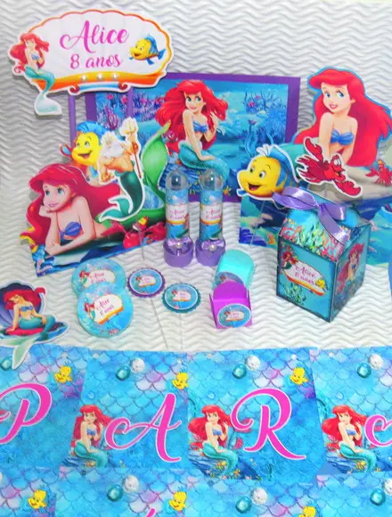 Kit Festa em Casa : É Só Um Bolinho - Ariel