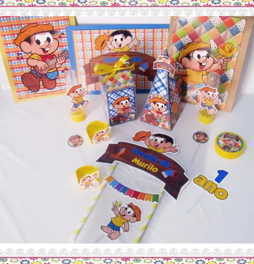 Kit Festa em Casa : É Só Um Bolinho - Chico - Bento
